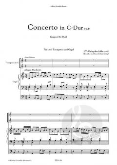 Konzert F-Dur von Johann Valentin Rathgeber (Download) 