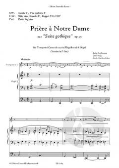 Priére à Notrè Dame von Leon Boellmann 