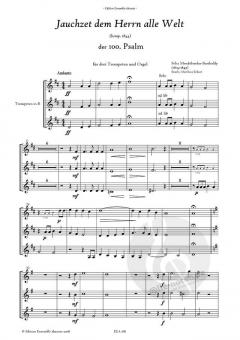 Jauchzet dem Herrn alle Welt von Felix Mendelssohn Bartholdy 