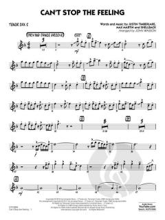 Can't Stop the Feeling (Shellback) 