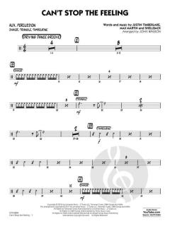 Can't Stop the Feeling (Shellback) 