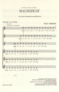 Magnificat für Frauenchor (Paul Chihara) 