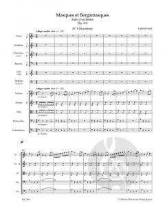 Masques et Bergamasques op. 112 von Gabriel Fauré 