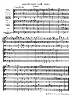 Concerto grosso op. 6/3 HWV 321 