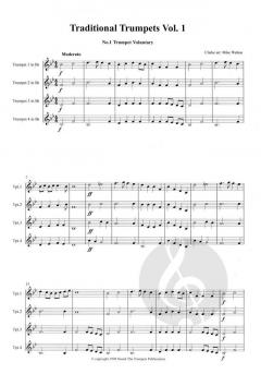 Traditional Trumpets Vol. 1 für 4 Trompeten im Alle Noten Shop kaufen