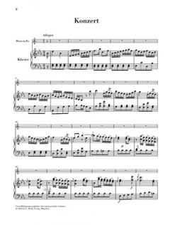 Konzert Es-dur von Johann Baptist Georg Neruda für Horn (Trompete) und Streicher