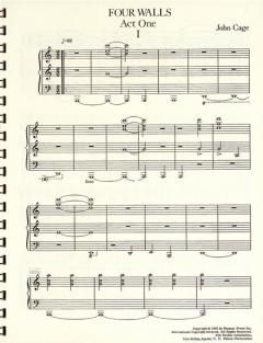 Four Walls von John Cage 