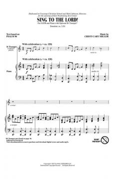 Sing to the Lord! von Cristi Cary Miller (Download) 