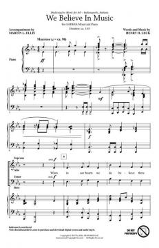 We Believe In Music von Henry H. Leck (Download) 