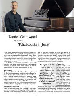 more than the score - Tchaikovsky: 'June' from 'The Seasons' von Pjotr Iljitsch Tschaikowski für Klavier solo im Alle Noten Shop kaufen