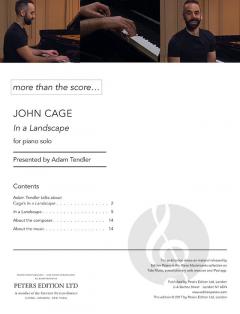 more than the score - Cage: in a Landscape für Klavier solo im Alle Noten Shop kaufen