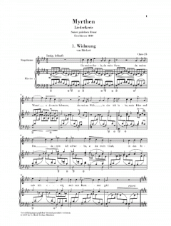 Myrthen op. 25 von Robert Schumann 