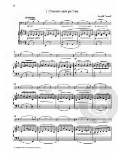 6 Morceaux faciles op. 4/1-6 von Arnold Trowell 