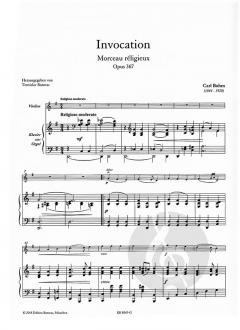 Invocation op. 367 von Carl Bohm 