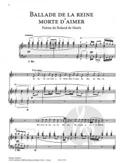 46 Melodies - 46 songs von Maurice Ravel 