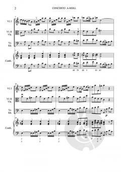 Concerto a-Moll von Antonio Vivaldi für Cembalo und Orchester nach dem Violinkonzert op. 3 Nr. 6 im Alle Noten Shop kaufen (Partitur)
