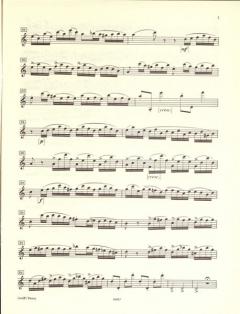 Studie für Klarinette solo von Gaetano Donizetti 