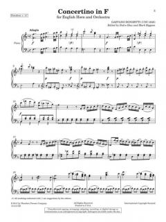 Concertino in F von Gaetano Donizetti 