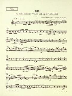 Trio in a-Moll op. 61, 3 (François Devienne) 
