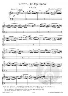 Rrrrrrr...: 8 Stücke von Mauricio Kagel für Orgel im Alle Noten Shop kaufen