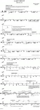 L'art bruit (Mauricio Kagel) 