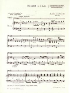 Konzert E-Dur von Carl Ditters von Dittersdorf für Kontrabass und Orchester im Alle Noten Shop kaufen