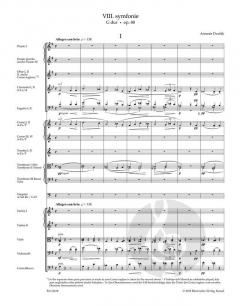 Symphonie Nr. 8 G-Dur op. 88 von Antonín Dvorák 