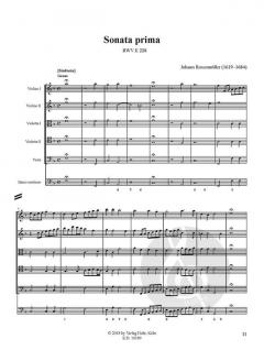 Instrumentalmusik in Drucken 2: Sonate da Camera (Venedig 1670) (Johann Rosenmüller) 