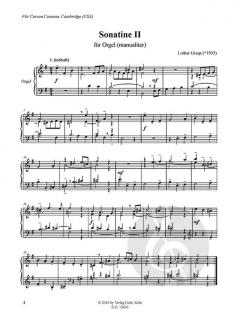 Sonatine II in drei Sätzen von Lothar Graap für Orgel im Alle Noten Shop kaufen (Partitur)