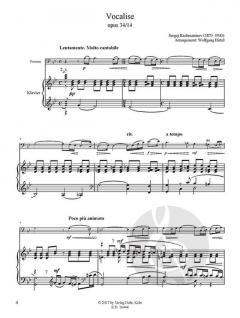 Vocalise op. 34/14 von Sergei Rachmaninow 