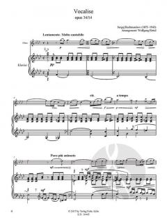 Vocalise op. 34/14 von Sergei Rachmaninow 