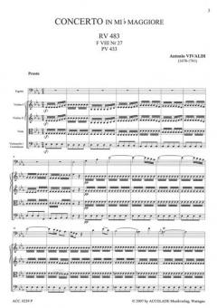 Konzert Es-Dur RV 483 von Antonio Vivaldi 