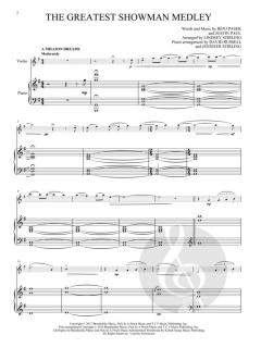 The Greatest Showman: Medley for Violin & Piano von Justin Paul im Alle Noten Shop kaufen