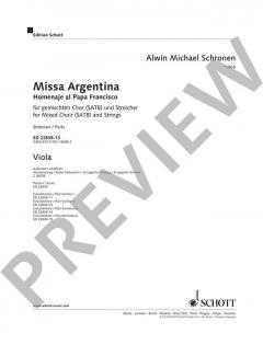 Missa Argentina von Alwin Michael Schronen 