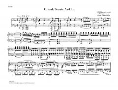 Grande Sonate As-dur op.92 von Johann Nepomuk Hummel 
