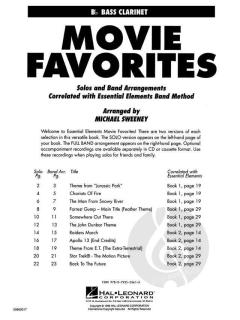 Movie Favorites Bass Clarinet 