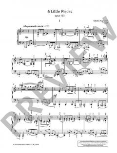 6 Little Pieces op. 133 von Nikolai Kapustin 