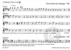Bläserbuch zum Gotteslob - 3. Stimme (Tenor) in B (Violinschlüssel) 