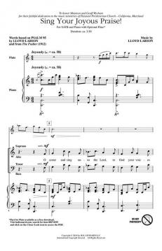 Sing Your Joyous Praise! von Lloyd Larson (Download) 