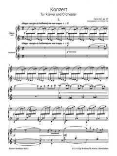 Konzert op. 57 von Hans Gal für Klavier und Orchester im Alle Noten Shop kaufen