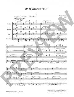 String Quartet No. 1 von Olli Mustonen 