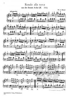 Rondo alla turca von Wolfgang Amadeus Mozart 