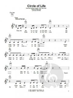 Circle Of Life von Elton John 