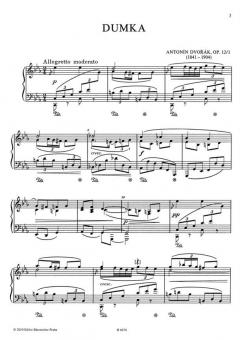 Dumka - Furiant op. 12 / Zwei kleine Perlen von Antonín Dvorák 