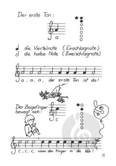 Einführung in das Blockflötenspiel Heft 1 (Barbara Feix) 