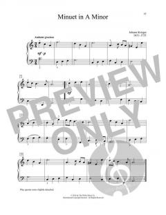 Minuet In A Minor von Johann Philipp Krieger 