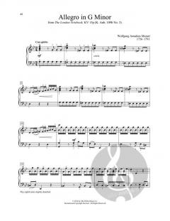 Allegro In G Minor von Wolfgang Amadeus Mozart 