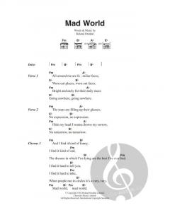 Mad World von Gary Jules 