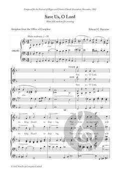 Save Us, O Lord von Edward C. Bairstow 