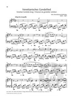 Venetian Gondola Song von Felix Mendelssohn Bartholdy 
